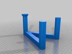 independiente spoolholder Impresora 3d accesorios filamento de soporte bobina 3d print model - Mito3D