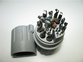 foret cylindrique cas porte-outils & boîtes 3d print model - Mito3D