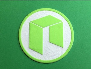 neo monete & distintivi altcoin antshares badge bitcoin coaster la moneta crypto cryptocurrency keychain michaeltaylorresearch mtr 3d print model - Mito3D