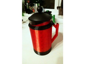 Kaffeemaschine-Kaffee-Kanne-Halter gemütlichen 96mm 3d-drucken bodum - Kaffeemaschine ausgestattet Kaffee Kaffee-Kanne 3d print model - Mito3D