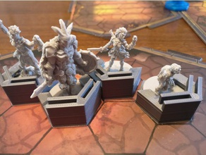 gloomhaven caractère stand jeux 3d print model - Mito3D