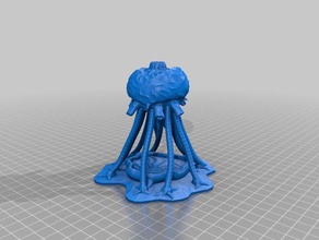 zerg spire now without inverted normals video games starcraft 3d print model - Mito3D
