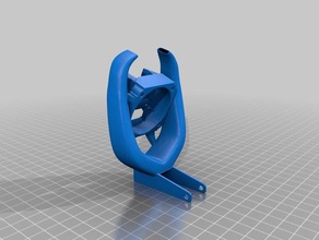 cr-10 high clearance fang mod 5015 fans remeshed meshmixer better slicing 3d printer parts duct 3d print model - Mito3D