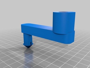 misturador da mão de manivela peças substituição 3d print model - Mito3D