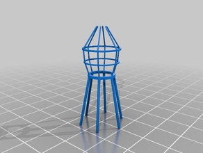 planta de suporte exterior e jardim 3d print model - Mito3D