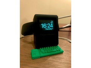 mouse & keyboard apple watch charger props dock 3d print model - Mito3D