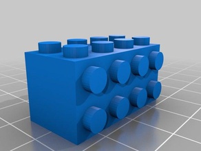 lego 2434 replica construction toys brick 3d print model - Mito3D