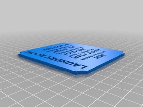 servizio lavanderia placche segni e loghi placca preventivo citazioni 3d print model - Mito3D