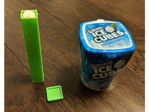 ice breakers cubes gum case 3d printing 3d print model - Mito3D