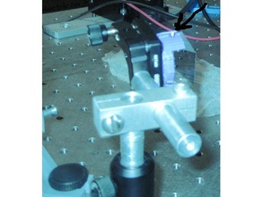 holder square 1'' prism optics physics & astronomy 3d print model - Mito3D