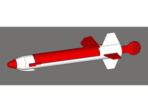 rétro bande de caoutchouc alimenté fusée des véhicules la l'espace 3d print model - Mito3D