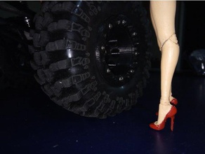 bjd high heels sculptures 3d print model - Mito3D