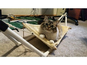 cat hammock pets 3d print model - Mito3D