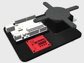 piattaforma girevole motorizzato display 28byj48 passo-passo strumenti di disegno 3d print model - Mito3D