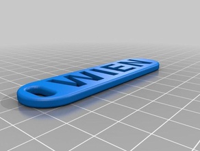 la chaîne de clé wien porte-clés 3d print model - Mito3D