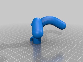 pegboard hot glue gun holder 3d printing hook 3d print model - Mito3D