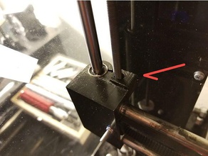 z nut securing brackets reprap guru printer 3d parts 3d print model - Mito3D