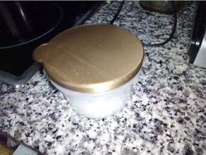 tapadera para el contenedor de sal cocina cubra recipiente la y comedor 3d print model - Mito3D