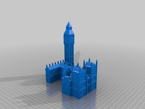 parliament 3d printing british display model 3d print model - Mito3D