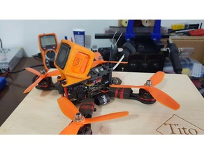 runcam 3 monte iflight ix5 r c veículos drones fpv corrida runcam3 de montagem 3d print model - Mito3D