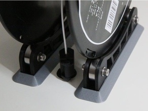 stable spool holder 3d printer accessories filament 3d print model - Mito3D