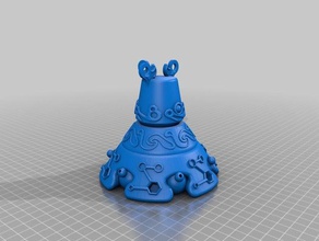 solide guardian Roboter Skulpturen botw 3d print model - Mito3D
