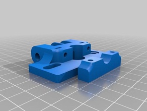 hypercube evolution idler pulley mounts redesigned 12mm rods 3d printing 3030 printer y 3d print model - Mito3D