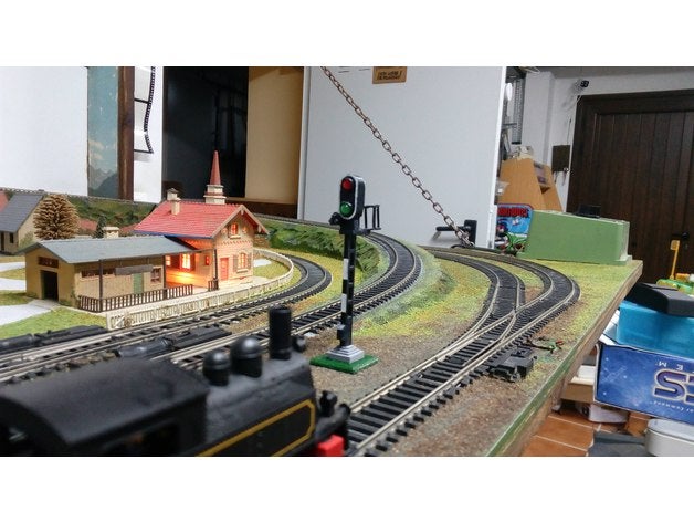 semaforo escala ho jyesa de 2017 hobby escenografia freecad los trenes del modelo 3D print model - Mito3D