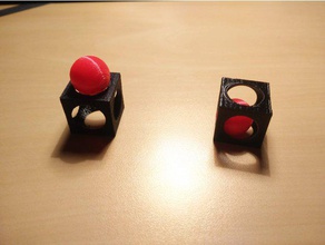 tour magie balle prisonni re magic trick locked ball hobby puzzle 3d print model - Mito3D