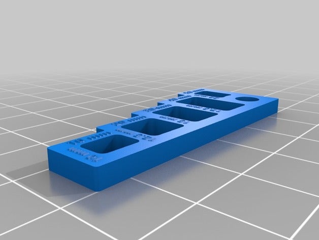 chiave righello in rilievo i portachiavi 3D print model - Mito3D