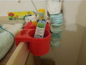 pot holder baby's changing table household 3d print model - Mito3D