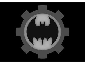 dunkle Nächte Metall - Mord-Maschine-emblem Kunst batman batman-emblem batman-Zeichen batman-symbo dc comics Mord-Maschine 3d print model - Mito3D
