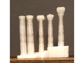 beş emir mimarisi heykeller mimarlık klasik sütun Mason 3d print model - Mito3D