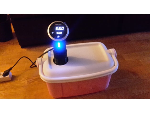 anova sous vide circulador coolerbox adaptador cocina y comedor el análisis de varianza la cocción utensilio utensilios herramienta - 3D print model - Mito3D