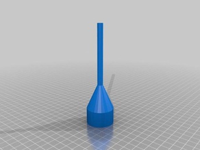 de vácuo bico do funil muito rápida impressão partes abs adaptador rápido os funis funil-funis manutenção pla da impressora shopvac sucção vaso modo 3d print model - Mito3D