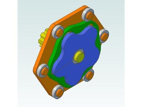 hypocyclodic gearbox engineering 3d print model - Mito3D