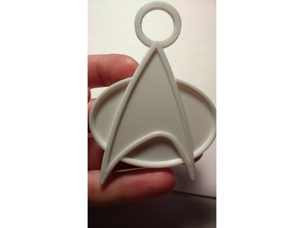 star trek ınsignia Anahtarlık anahtar zincirleri star-trek kay zinciri 3D print model - Mito3D