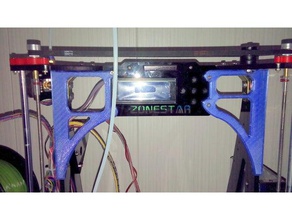 refuerzo impresora zonestar p802c square reinforcement 3d printer parts 3d print model - Mito3D