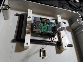 interno rpi tela de suporte eletrônica raspberrypi 3d print model - Mito3D