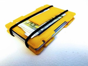 la tarjeta de crédito cartera moneda del titular accesorios negocios soporte las tarjetas estuche para karten kreditkarte slim delgada billetera 3d print model - Mito3D