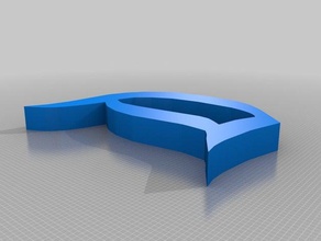 disneyland d 3dlettering de disney les parcs lettrage 3d print model - Mito3D