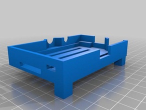 raspi1 bottomcase vented legs electronics 3d slash 3d print model - Mito3D