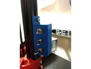 switch box 2020 aaluminum 3d printer accessories parts delta flsun kossel 3d print model - Mito3D