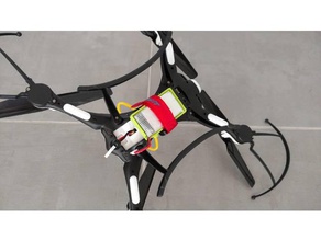 jjrc h31 46x25mm 800mah pil tutucu genişletilmiş r c araçlar 46x25 drone 3d print model - Mito3D