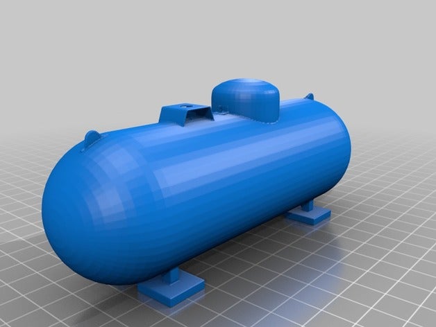 propane-tank 3d printing propane tank 3D print model - Mito3D