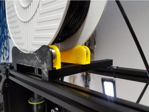 lulzbot taz 6 makara tutucu 3d yazıcı parçaları filament biriktirme rulo standı 3d print model - Mito3D