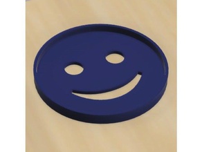 smiley cookie cutter household 3d print model - Mito3D