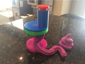 playdough press poop machine toy & game accessories play doh dough 3d print model - Mito3D