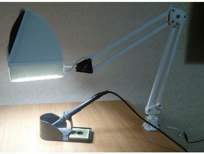 soldering fan old desk lamp tools tool 3d print model - Mito3D