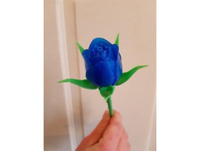 rose steam - refined adapt remix decor blume flower geschenk roses valentines day gift 3d print model - Mito3D